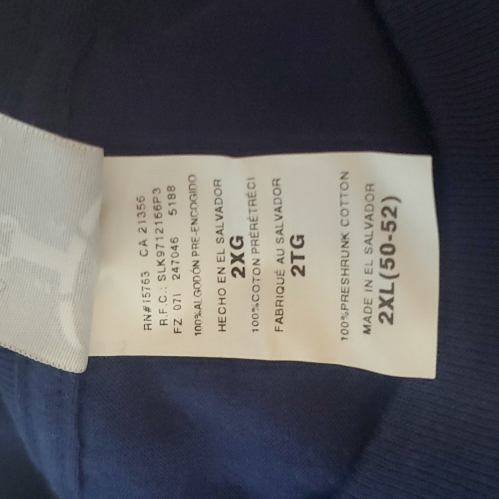 Hanes long Sleeve Beefy Pull Over - Picture 9 of 11